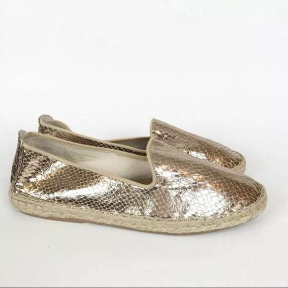 DV Dolce Vita Metallic, Gold, Espadrille, Flats - Picture 6 of 13
